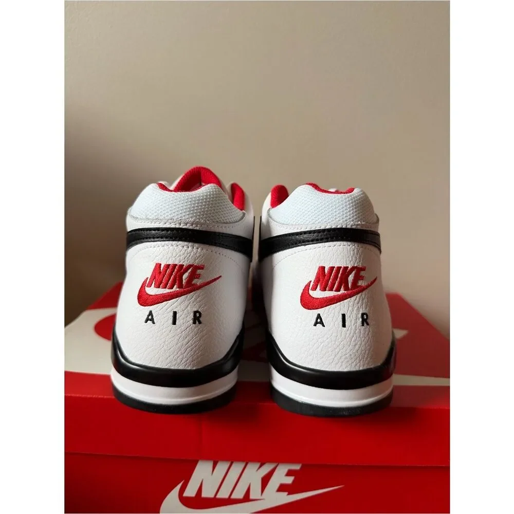 Nike Flight Legacy White University Red BQ4212-100 Men’s Size 11